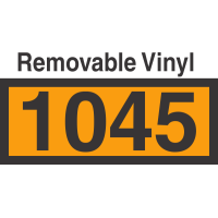 UN1045 Removable Vinyl DOT Orange Panel