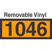 UN1046 Removable Vinyl DOT Orange Panel