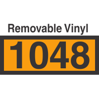 UN1048 Removable Vinyl DOT Orange Panel