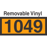 UN1049 Removable Vinyl DOT Orange Panel