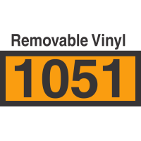 UN1051 Removable Vinyl DOT Orange Panel