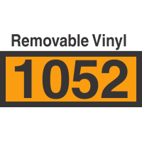 UN1052 Removable Vinyl DOT Orange Panel