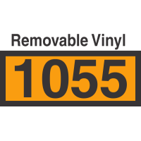 UN1055 Removable Vinyl DOT Orange Panel