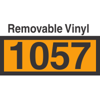 UN1057 Removable Vinyl DOT Orange Panel