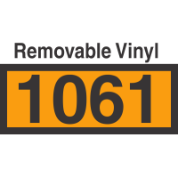 UN1061 Removable Vinyl DOT Orange Panel