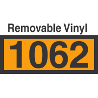 UN1062 Removable Vinyl DOT Orange Panel