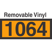 UN1064 Removable Vinyl DOT Orange Panel