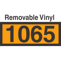 UN1065 Removable Vinyl DOT Orange Panel