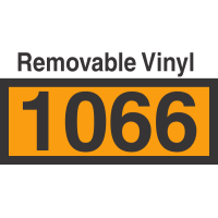 UN1066 Removable Vinyl DOT Orange Panel