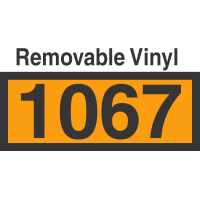 UN1067 Removable Vinyl DOT Orange Panel