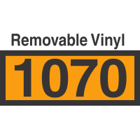 UN1070 Removable Vinyl DOT Orange Panel