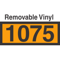 UN1075 Removable Vinyl DOT Orange Panel