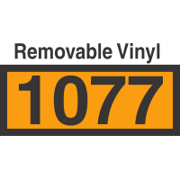 UN1077 Removable Vinyl DOT Orange Panel