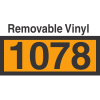 UN1078 Removable Vinyl DOT Orange Panel