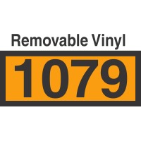 UN1079 Removable Vinyl DOT Orange Panel