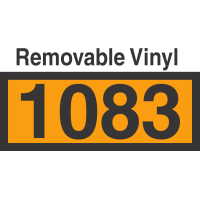 UN1083 Removable Vinyl DOT Orange Panel