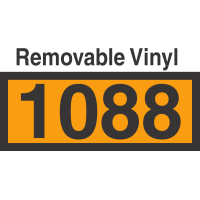 UN1088 Removable Vinyl DOT Orange Panel