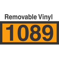 UN1089 Removable Vinyl DOT Orange Panel