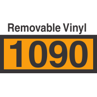 UN1090 Removable Vinyl DOT Orange Panel