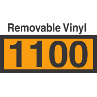 UN1100 Removable Vinyl DOT Orange Panel