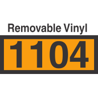 UN1104 Removable Vinyl DOT Orange Panel