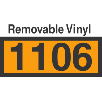 UN1106 Removable Vinyl DOT Orange Panel