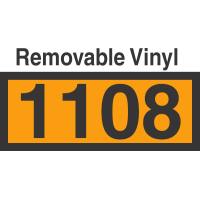 UN1108 Removable Vinyl DOT Orange Panel