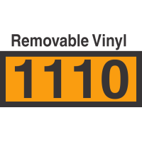 UN1110 Removable Vinyl DOT Orange Panel