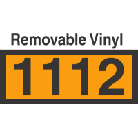 UN1112 Removable Vinyl DOT Orange Panel