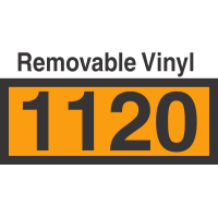 UN1120 Removable Vinyl DOT Orange Panel