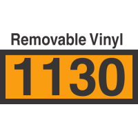 UN1130 Removable Vinyl DOT Orange Panel