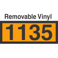 UN1135 Removable Vinyl DOT Orange Panel