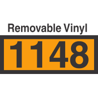 UN1148 Removable Vinyl DOT Orange Panel