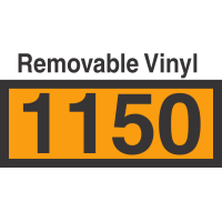 UN1150 Removable Vinyl DOT Orange Panel