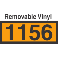 UN1156 Removable Vinyl DOT Orange Panel