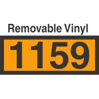 UN1159 Removable Vinyl DOT Orange Panel