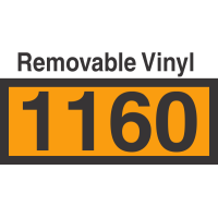 UN1160 Removable Vinyl DOT Orange Panel