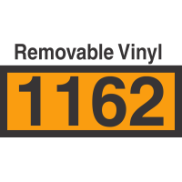 UN1162 Removable Vinyl DOT Orange Panel