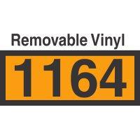 UN1164 Removable Vinyl DOT Orange Panel