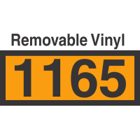 UN1165 Removable Vinyl DOT Orange Panel