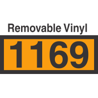 UN1169 Removable Vinyl DOT Orange Panel