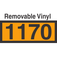 UN1170 Removable Vinyl DOT Orange Panel