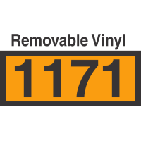 UN1171 Removable Vinyl DOT Orange Panel