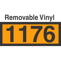 UN1176 Removable Vinyl DOT Orange Panel