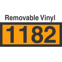 UN1182 Removable Vinyl DOT Orange Panel