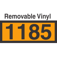 UN1185 Removable Vinyl DOT Orange Panel