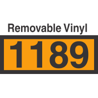 UN1189 Removable Vinyl DOT Orange Panel