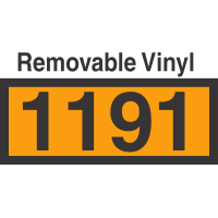 UN1191 Removable Vinyl DOT Orange Panel