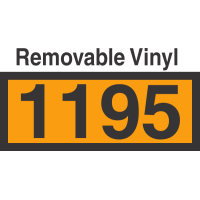 UN1195 Removable Vinyl DOT Orange Panel