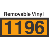 UN1196 Removable Vinyl DOT Orange Panel